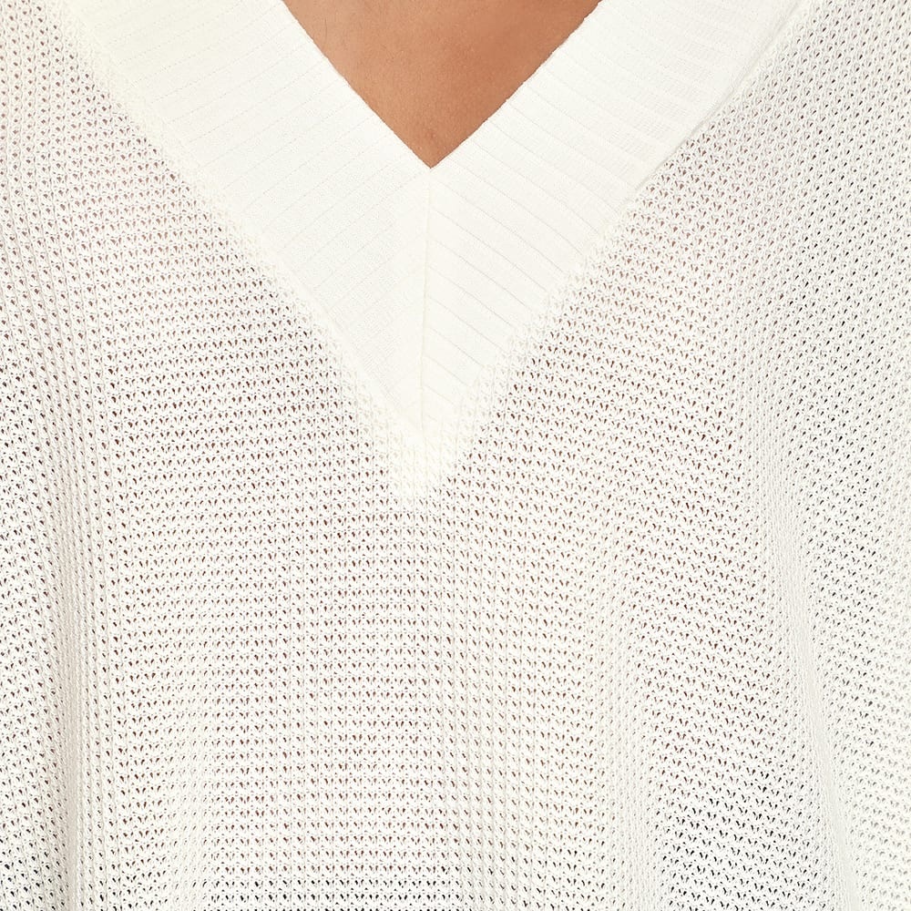 Lulus Tops | Lulus Personal Record White Knit Balloon Sleeve Sweater Top - Picture 6 of 7
